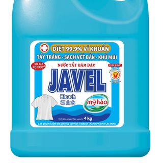 NƯỚC TẨY TRẮNG MỸ HẢO JAVEL 4KG