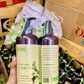 DẦU GỘI THẢO DƯỢC HÀ THU Ô 800 ml