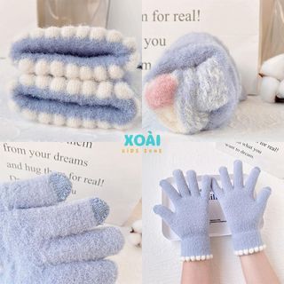 Găng Tay Cho Nữ Phong Cách Hàn Quốc Dễ Thương Có Nhận Cảm Ứng Điện Thoại- GT007