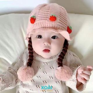 Mũ Tóc Giả Dày Dặn Dễ Thương Cho Bé Từ 0 Đến 1 Tuổi-ML015