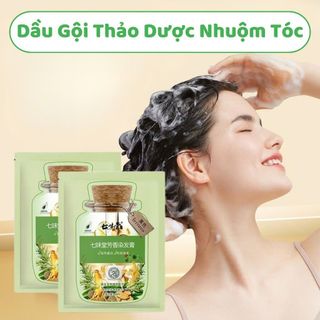 Gội Nhuộm Đen / Nâu Thảo Dược Wveb Ledye Dazzle Colour 30ml