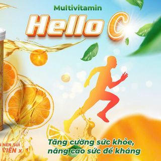 Sủi Vitamin Multivitamin C Hello (20 viên/tuýp) - Y Tế Thành Phát