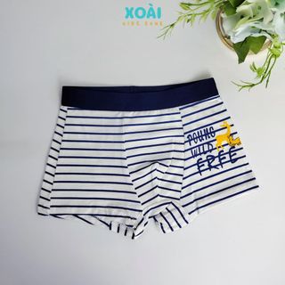 Set 4 Quần Chip Đùi/ Quần Lót Cho Bé Nam Chất Cotton Co Giãn Mềm Mại  Đủ Size Từ 10kg Đến 40kg - QC002