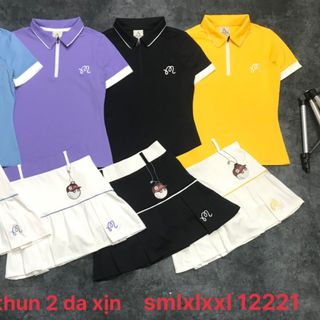 Set váy tennis/ cầu lông/golf/ pickleball Chất liệu: thun 2 da loại xịn Size: SMLXLXXL Ri: 12221