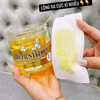 Sáp Wax lông Horshioncon ong wax lạnh mật ong Hàn Quốc 750ml