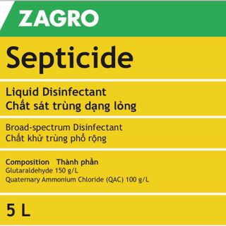 CHẤT SÁT TRÙNG CHUỒNG TRẠI PHỔ RỘNG SEPTICIDE