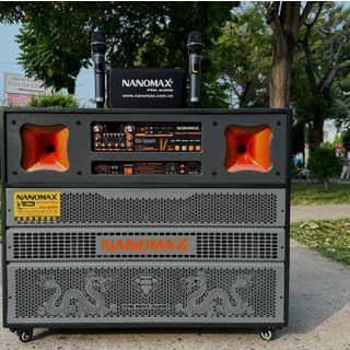 Loa Kéo Bình & Điện Nanomax Pro-805R Bass Đôi 40cm 1600w