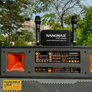 Loa Kéo Bình & Điện Nanomax Pro-805R Bass Đôi 40cm 1600w