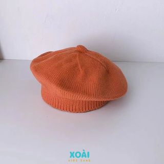 Mũ Nồi Beret Cho Bé Từ 0-2 Tuổi Phong Cách Hàn Quốc Chất Liệu Len Dệt Kim Dày Dặn Ấm Áp - ML005