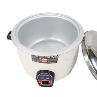 Nồi Cơm Điện GUGKDD GK-1000 - Dung Tích 3L, Nắp Rời, Lòng Nồi Chống Dính Cao Cấp - Đỏ, Trắng