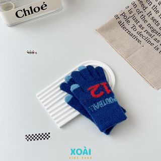 Găng Tay Phong Cách Hàn Quốc Cho Bé Trai Từ 5 Đến 12 Tuổi Dày Dặn Ấm Áp - GT005
