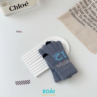 Găng Tay Phong Cách Hàn Quốc Cho Bé Trai Từ 5 Đến 12 Tuổi Dày Dặn Ấm Áp - GT005