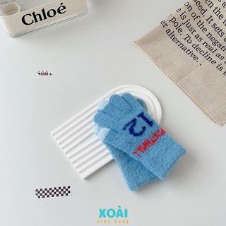 Găng Tay Phong Cách Hàn Quốc Cho Bé Trai Từ 5 Đến 12 Tuổi Dày Dặn Ấm Áp - GT005