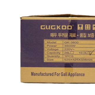 Nồi cơm điện công nghiệp GUGKDD GK-3800 10L Công suất mạnh mẽ, lựa chọn tốt cho quán ăn, nhà hàng