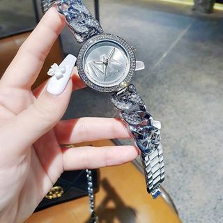 ĐỒNG HỒ NỮ THỜI TRANG M KORS MẶT TRÒN LOGO DÂY XÍCH 1