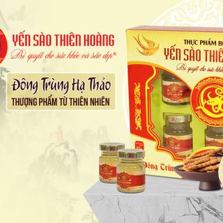 Yến sào Thiên Hoàng 20% Đông Trùng Hạ Thảo (hộp 6 lọ x 70ml)