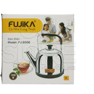 Ấm Siêu Tốc Fujika FJ-SD50 Công Suất 1500w - Tiện Dụng Cho Gia Đình Đông Người – Dung Tích 5L