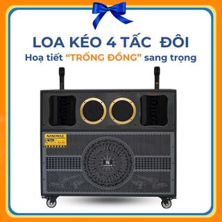 Loa Kéo Bình & Điện Nanomax Pro-555 Bass Đôi 40cm 2400w