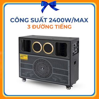 Loa Kéo Bình & Điện Nanomax Pro-555 Bass Đôi 40cm 2400w