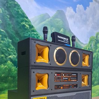 Loa Kéo Bình & Điện Nanomax Pro-803 G Bass Đôi 40cm 1800w