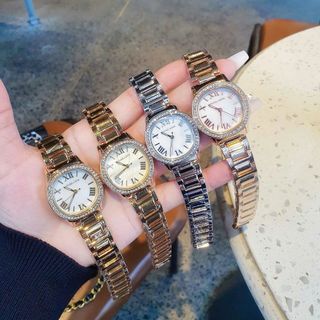 ĐỒNG HỒ NỮ THỜI TRANG M KORS MẶT TRÒN LA MÃ VIỀN HỘT 1
