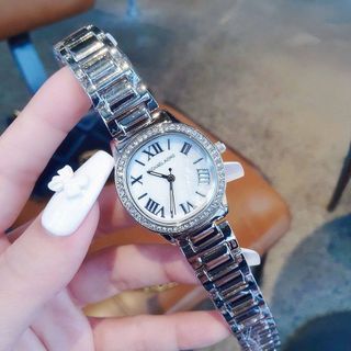 ĐỒNG HỒ NỮ THỜI TRANG M KORS MẶT TRÒN LA MÃ VIỀN HỘT 1