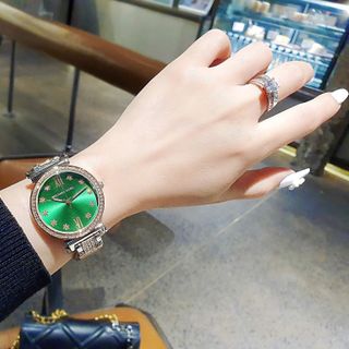 ĐỒNG HỒ NỮ THỜI TRANG M KORS MẶT TRÒN SỐ HOA 1