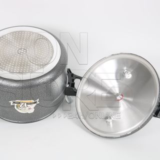 Nồi Áp Suất Đáy Từ Dung Tích 7L - Hợp Kim Siêu Bền, Màu Đen & Bạc