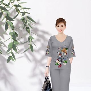 Đồ Bộ Trung Niên vải Latin