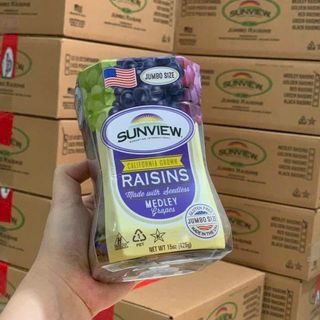 NHO KHÔ SUNVIEW, ĂN VẶT "SANG CHẢNH" CHUẨN MỸ 425G - WINNIE HOUSE