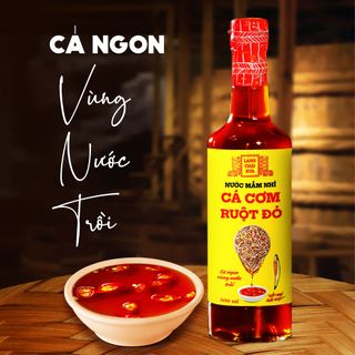 [Tặng 1 nước tương 125ml] THÙNG 6 CHAI NƯỚC MẮM NHỈ CÁ CƠM RUỘT ĐỎ LÀNG CHÀI XƯA 500ML CÁ CƠM VÀNG NGON VÙNG NƯỚC TRỒI 300 NĂM TRUYỀN THỐNG - LÀNG CHÀI XƯA