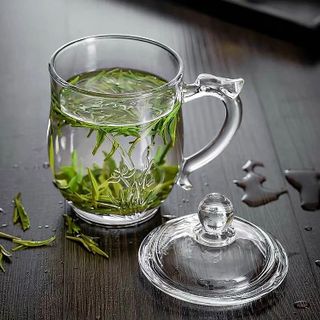LY THỦY TINH PHA TRÀ CÓ NẮP ĐẬY FULLBOX