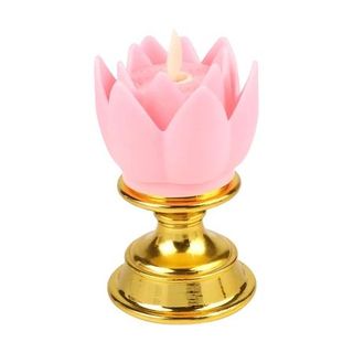 ĐÈN THỜ HOA SEN NỞ DÙNG PIN 14CM