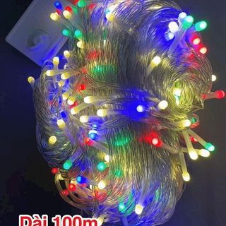 DÂY ĐÈN CHỚP NHÁY 100M IC ĐIỀU KHIỂN MÀU VÀNG