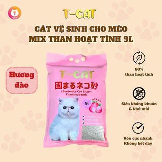 Cát Vệ Sinh Cho Mèo T-cat 9L/4kg - Combo 4 Túi Giá Sỉ