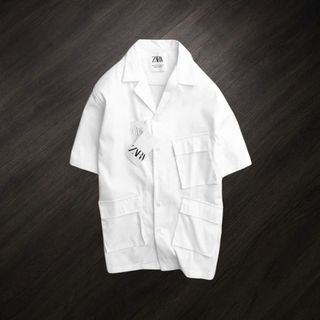 áo sơ mi nam ngắn tay cổ vest cao cấp