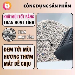 Cát Vệ Sinh Cho Mèo T-cat 9L/4kg - Combo 4 Túi Giá Sỉ