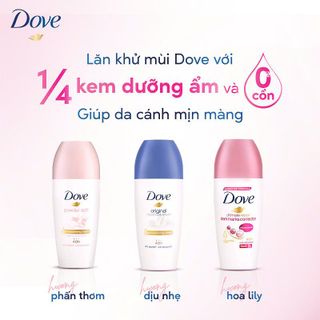 Lăn khử mùi Dove dưỡng da sáng mịn dành cho nữ 40ml