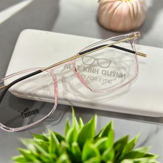 Gọng kính cận thời trang PM hồng nhạt giá bán buôn