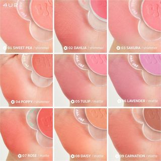 Phấn Má Hình Bông Hoa 4U2 Flower Blush - Thái Lan Chính Hãng
