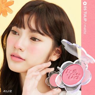 Phấn Má Hình Bông Hoa 4U2 Flower Blush - Thái Lan Chính Hãng