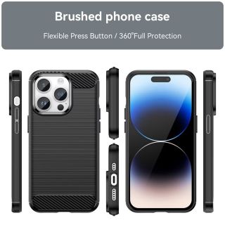 Ốp lưng iPhone X XR XS Max 6 6S 7 8 Plus 11 12 13 14 Plus 14 15 Pro Max Mini SE 23 dẻo phay xước chống sốc chống vân tay