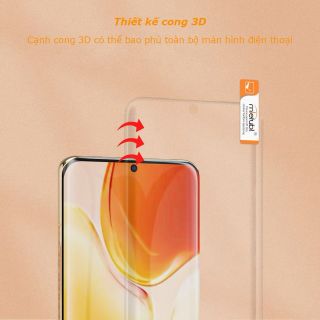 Kính Cường lực Samsung S23 S22 S21 S20 Ultra Note 8 9 10 20 Ultra màn cong UV Mietubl