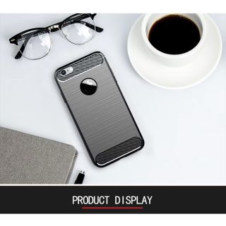 Ốp lưng iPhone 6 Plus / 6s Plus, Ốp dẻo Cacbon phay xước chống sốc chống vân tay cho iPhone 6 Plus 6s Plus
