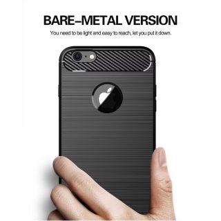 Ốp lưng iPhone 6 Plus / 6s Plus, Ốp dẻo Cacbon phay xước chống sốc chống vân tay cho iPhone 6 Plus 6s Plus