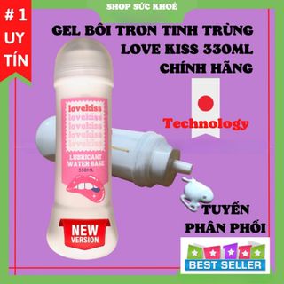 Gel Bôi Trơn Tinh Trùng Nhật Bản Love kiss 330ml Tăng Cường Trơn Mượt Siêu Sướng [100% Chính hãng] - Tuyển Sỉ Toàn Quốc
