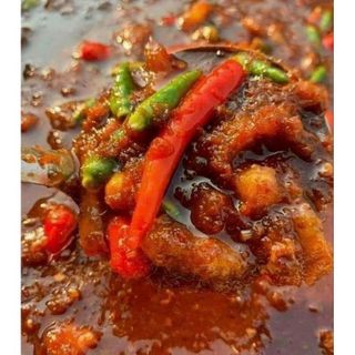 MẮM RUỐC XÀO THỊT BA RỌI,VAI (ĐẶC SẢN HUẾ ) - 400gr/hủ