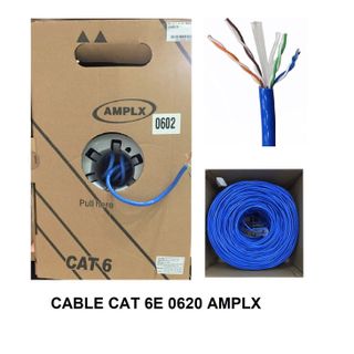 Thùng cuộn 300M cáp mạng Amplx High Speed UTP Cat6 0602E