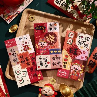 Bao lì xì 2025 mùa lễ hội  tinh tế dễ thương 1Set/6cai . (Hàng Giá Tận Xưởng )