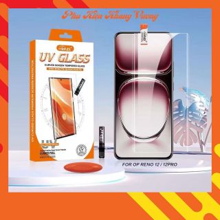 ￼Cường lực Oppo Reno 12 11 10 9 8T 6 5 4 3 Pro 5G Find X7 X6 X5 X3 X2 Pro Ultra 5G màn cong UV Mietubl